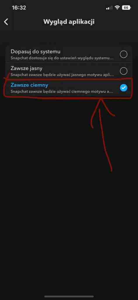 czarny snapchat krok 3